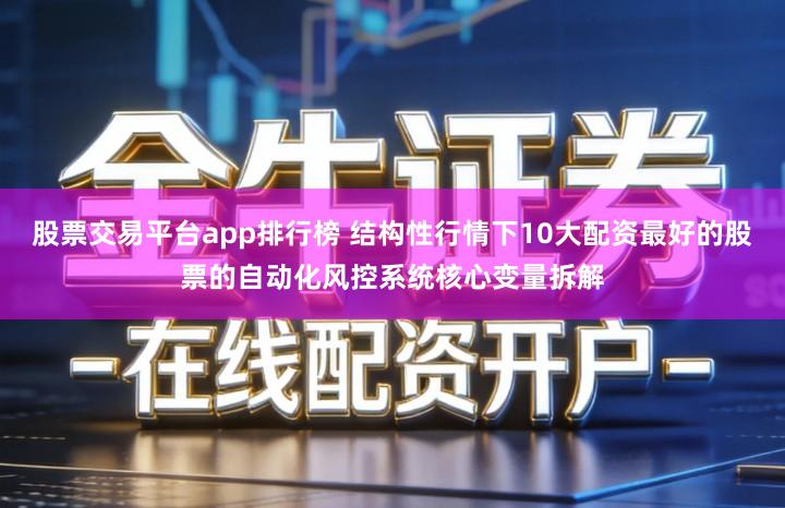 股票交易平台app排行榜 结构性行情下10大配资最好的股票的自动化风控系统核心变量拆解