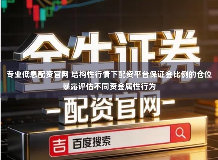 专业低息配资官网 结构性行情下配资平台保证金比例的仓位暴露评估不同资金属性行为